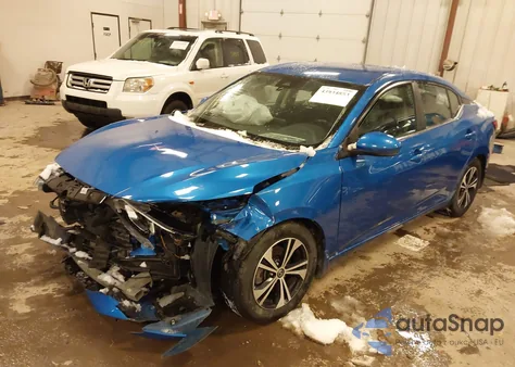 2020 Nissan Sentra Sv Xtronic Cvt z USA, uszkodzony, nr VIN 3N1AB8CV8LY261684